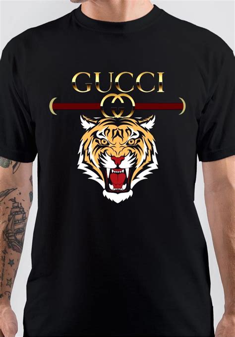 black gucci tiger shirt|Gucci tiger collar shirt.